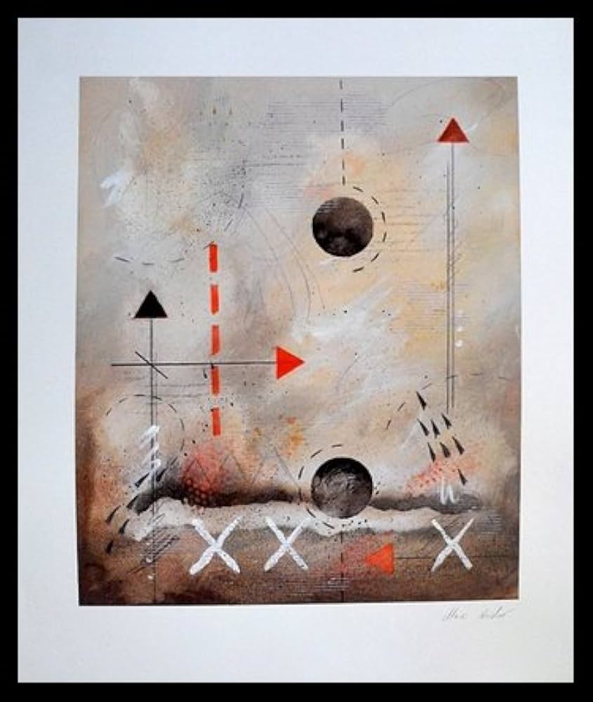 Marc Andre Poster Art Print Untitled 60 x 50 cm with Aluminium ...