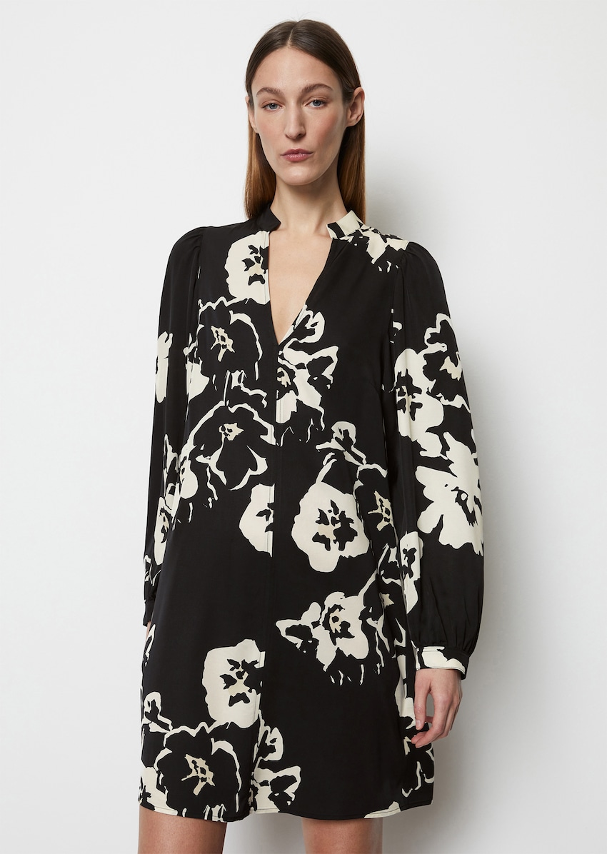 Relaxed print dress from LENZING™ ECOVERO™