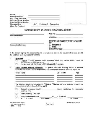 2013-2024 Form AZ DRMCR10f Fill Online, Printable, Fillable, Blank ...