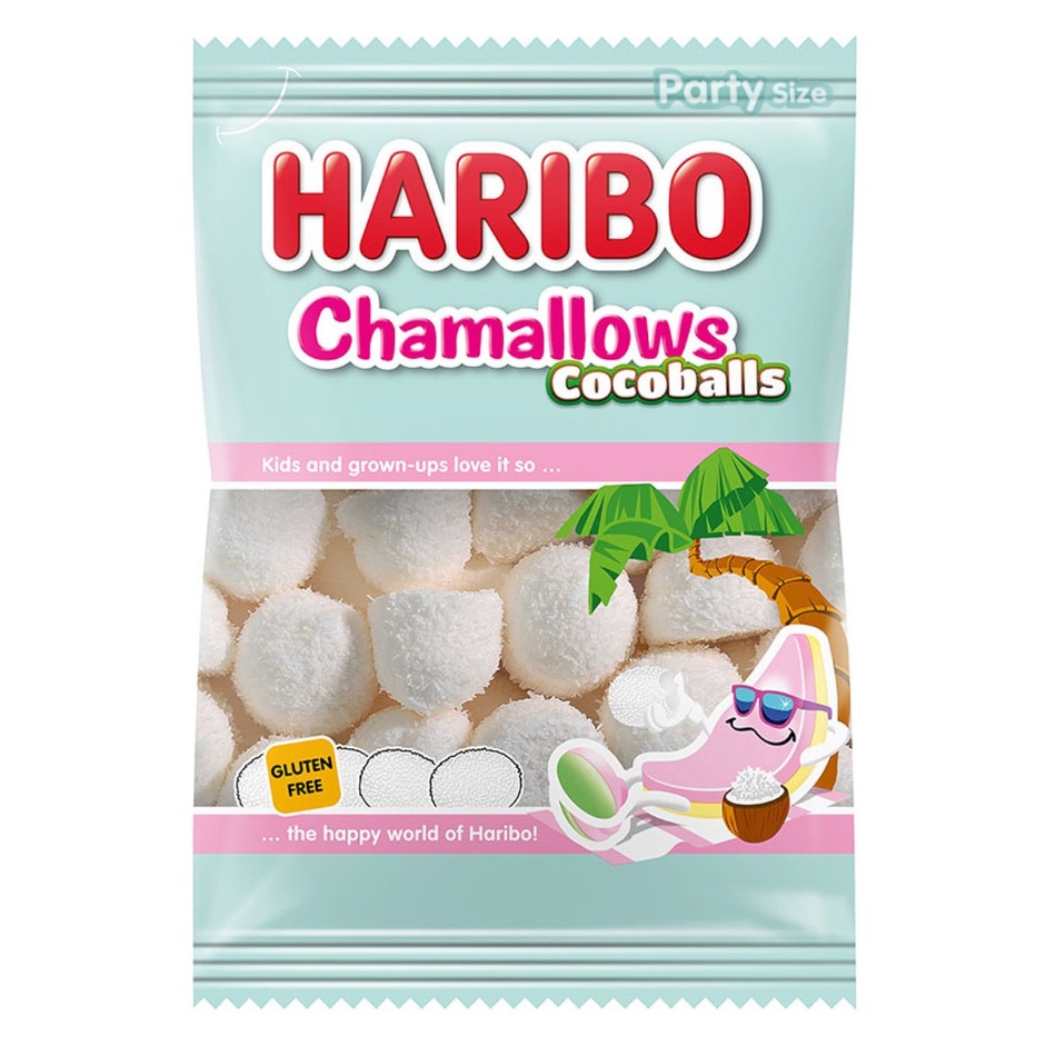 Marshmallow-Kokos-Bälle, 1kg-Riesentüte - Merlinum • Magic Candy