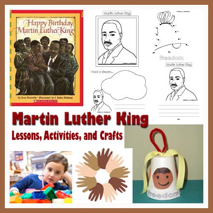 martin luther king jr crafts and printables