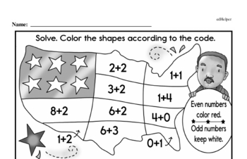 martin luther king jr day worksheet