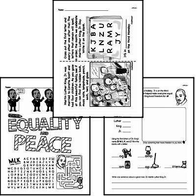 Martin Luther King, Jr. Day Worksheets | edHelper.com
