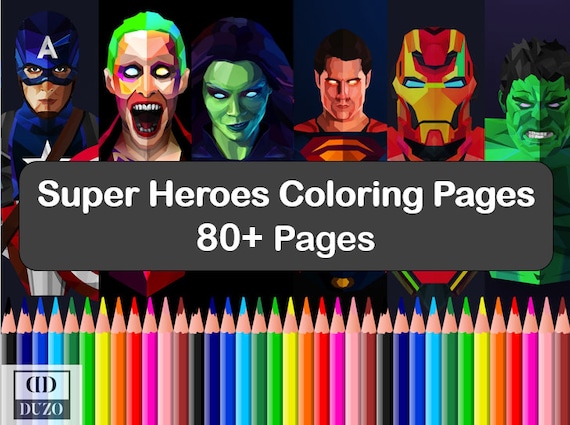 marvel heroes printable pictures