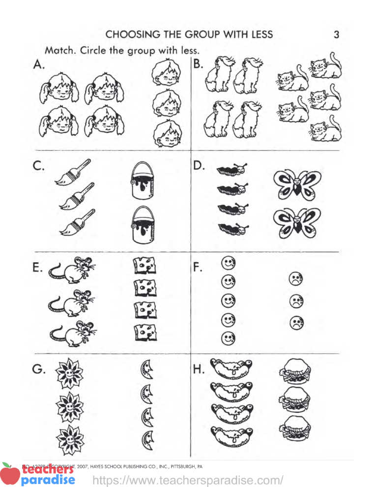 match drill worksheet
