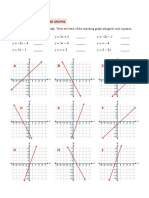 Mix-N-Match-Equations-And-Graphs Maths Worksheet | PDF