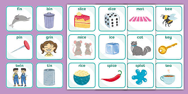 matching rhyming words