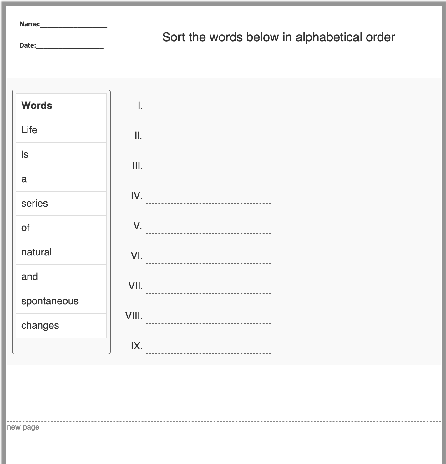 Free English Worksheet Generators for Teachers and Parents