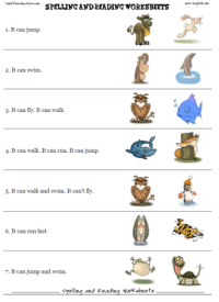 Reading Worksheet Maker