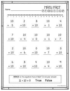 math 1st grade addition worksheet
