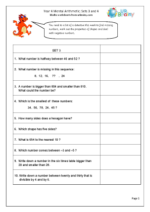 math 4 today worksheet grade 5 week 9