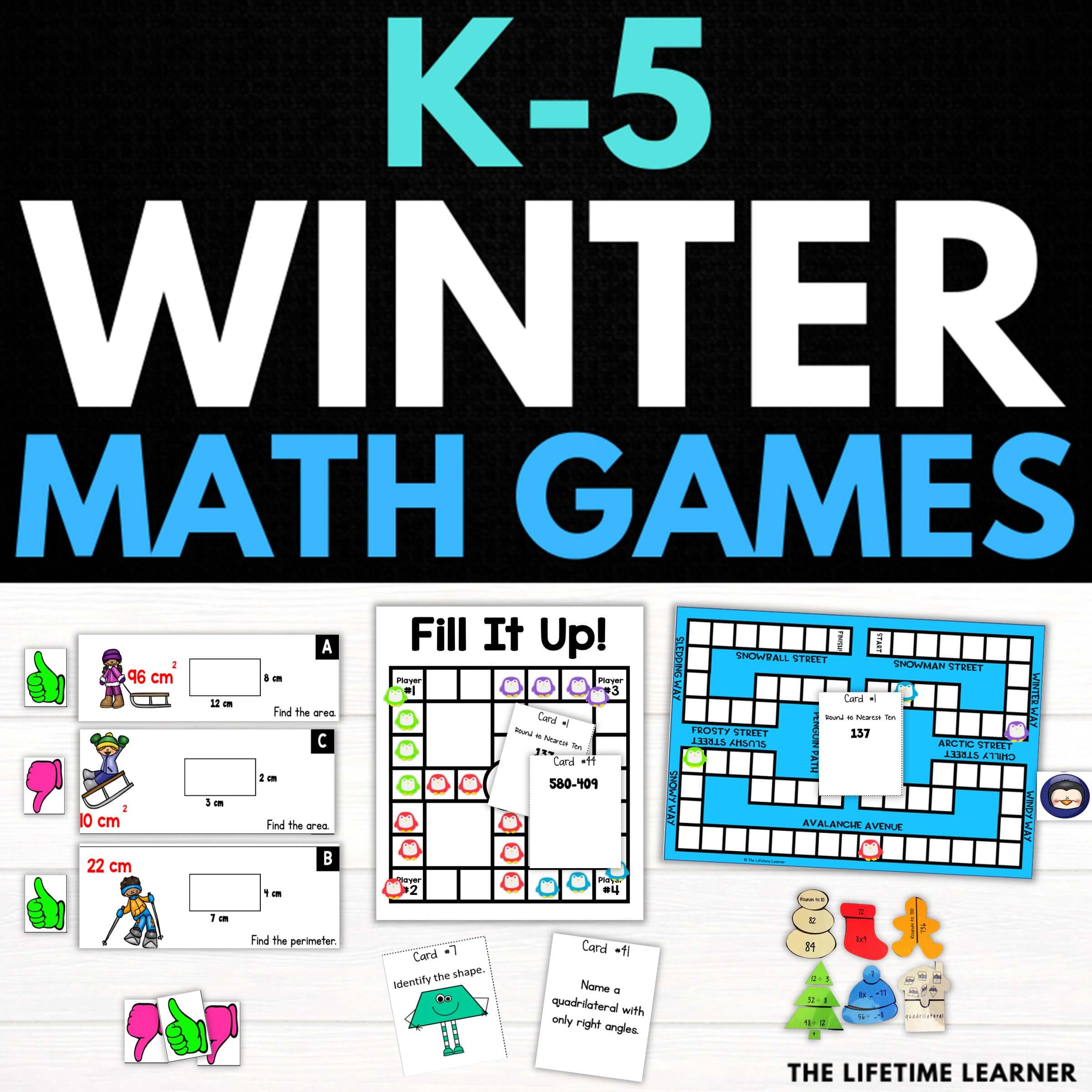 Winter Math Activities for Elementary Students - The Lifetime Learner