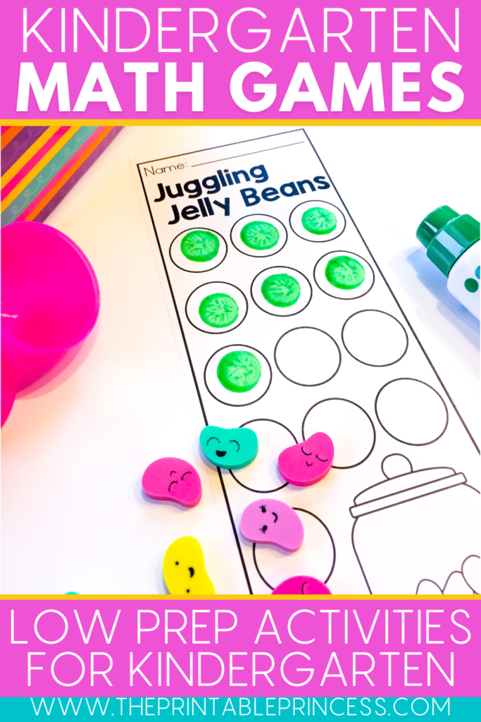 Spring Math Games for Kindergarten
