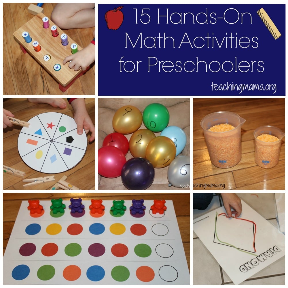 math activities for preschoolers