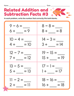 math addition and subtraction