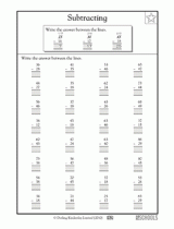 math addition drill worksheet