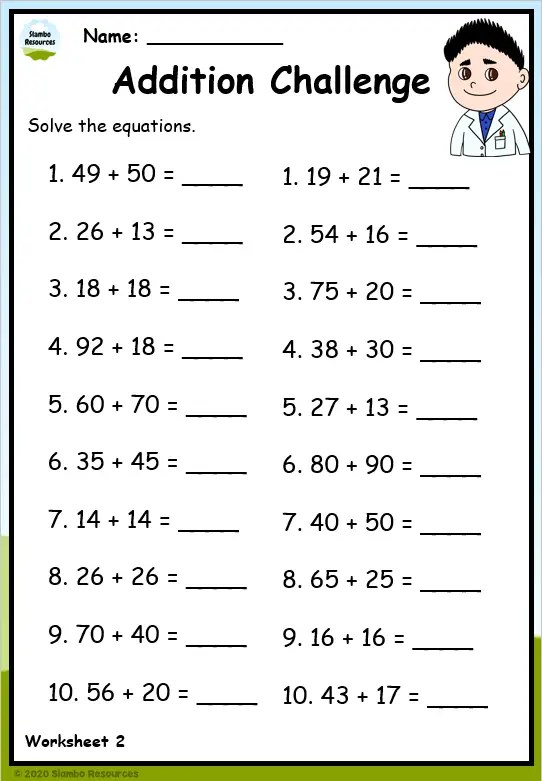 Grade 3 Addition Worksheets | Free Printables | Math Worksheets