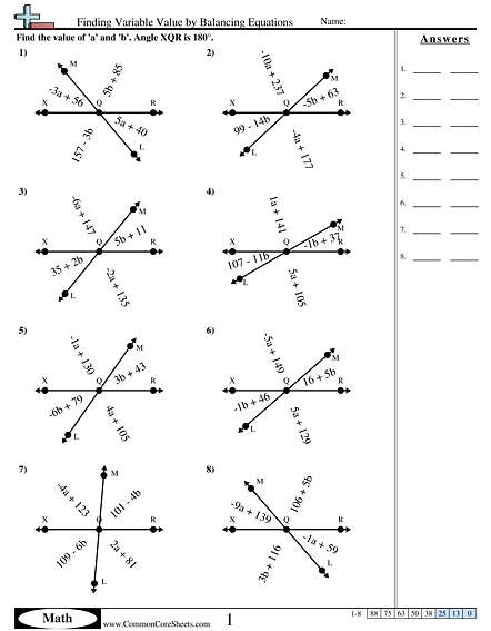 Angles Worksheets | Free - Distance Learning, worksheets and more ...