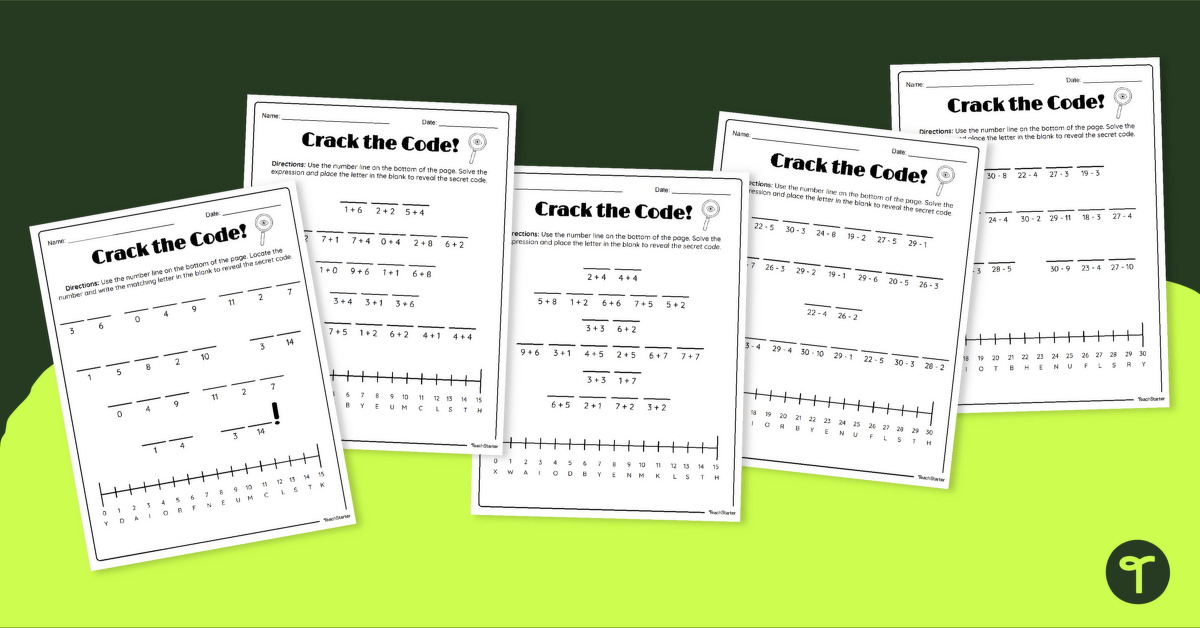 Mental Maths Code Breakers – Castle & Kite - Worksheets Library
