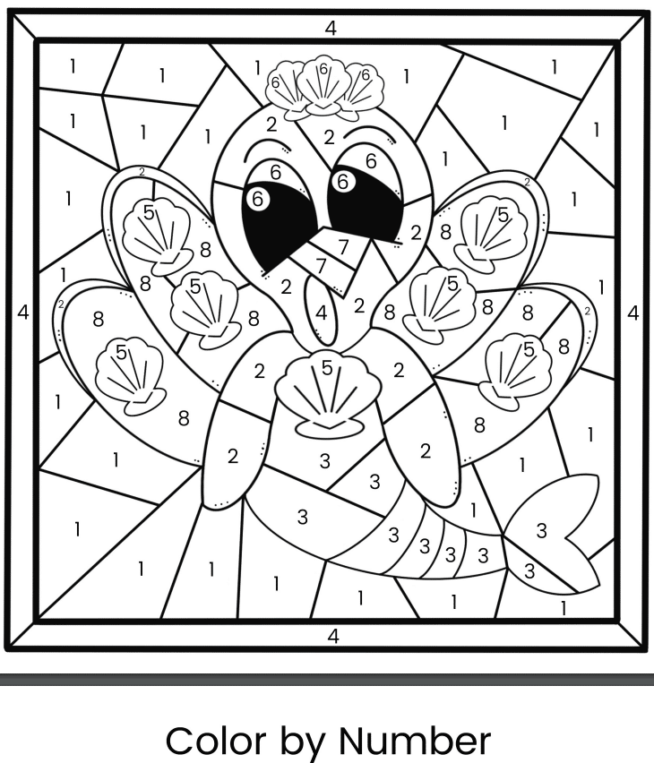 Turkey Color By Number Pages | Free Homeschool Deals ©