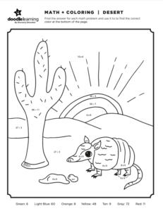50+ Free Math Coloring Pages for K-5 - DoodleLearning