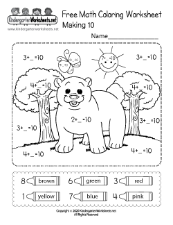 Coloring Worksheets for Kindergarten (Free Printables)
