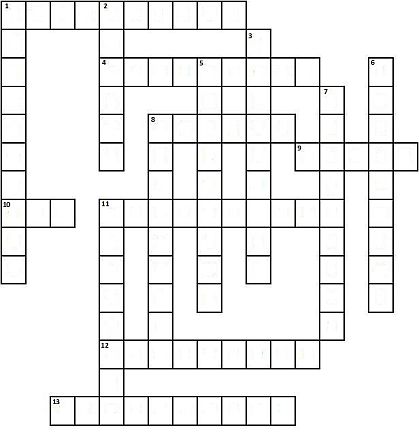 Free Math Crossword Puzzles For Helping Students Learn Math The ...