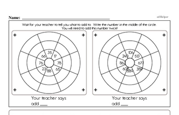 Mad Minute Timed Math Drills | edHelper.com