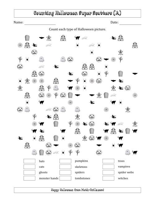 Counting Halloween Pictures in Scattered Arrangements (About 50 ...