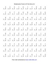 math facts worksheet 5th grade