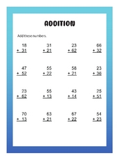 2nd Grade Math Worksheets