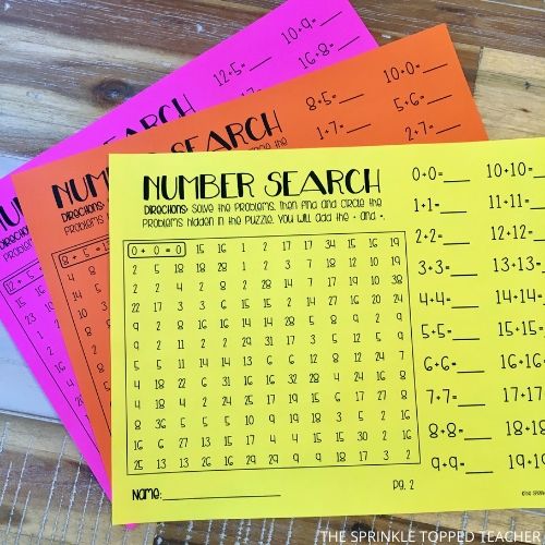 math fluency worksheet 2nd grade
