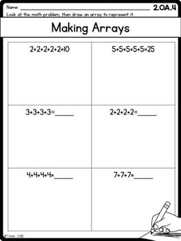 2nd Grade OA Math Worksheets - Elementary Nest