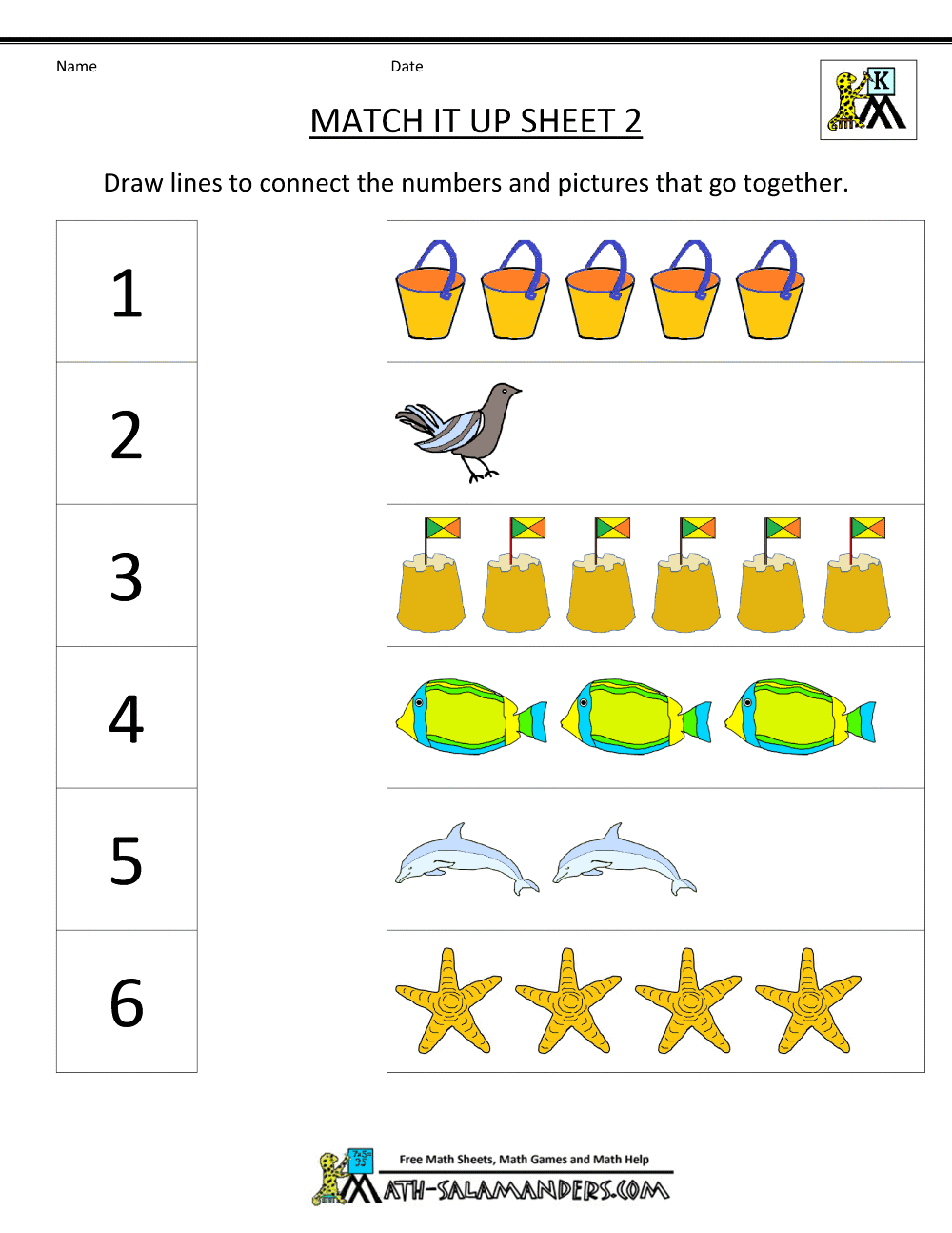 Math Worksheets Kindergarten