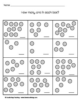 Kindergarten or Beginning First Grade Review Math Sheets | TPT