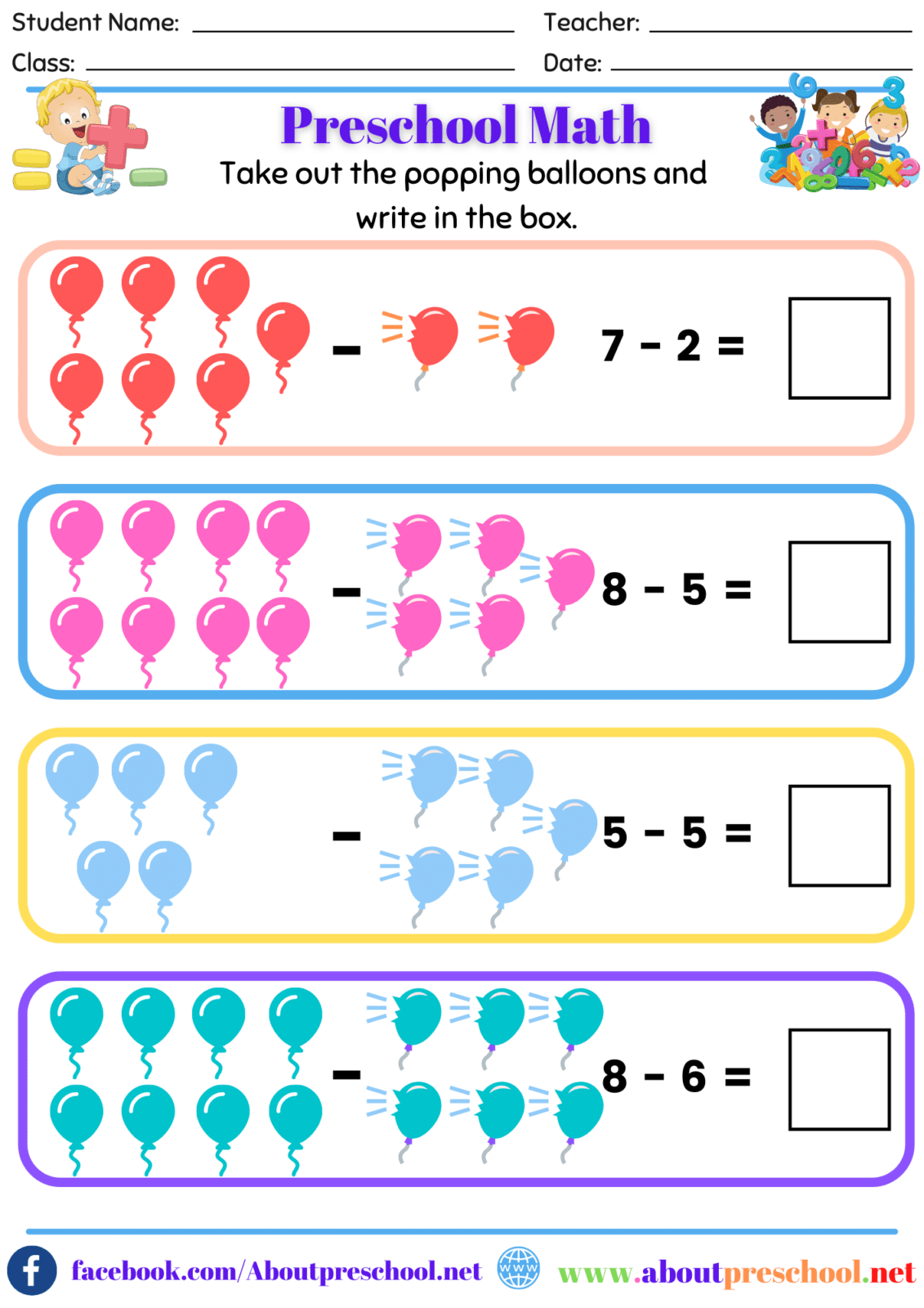 math for kindergarteners