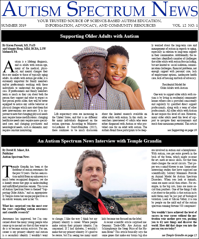 ASN Summer 2019 Issue - Autism Spectrum News