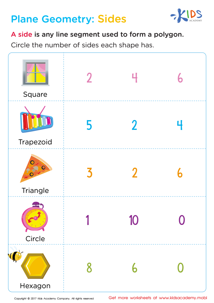 Kindergarten Geometry Worksheets: Free Printable Kindergarten ...