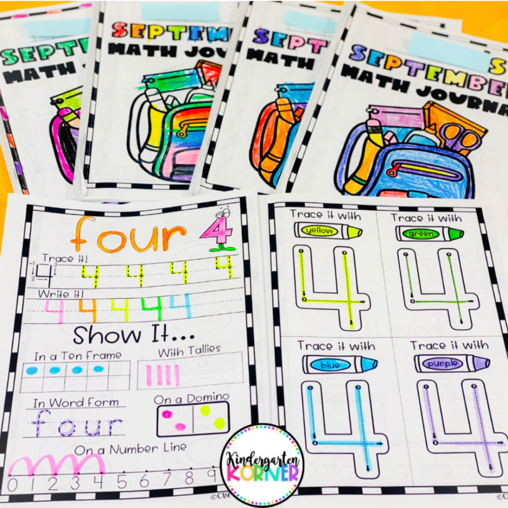 Kindergarten Math Journals - Kindergarten Korner - A Kindergarten ...