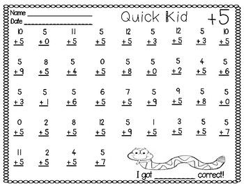 math minutes worksheet