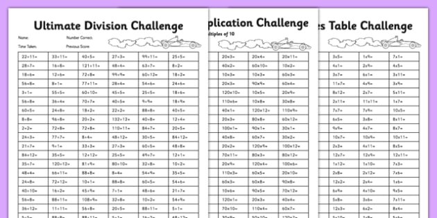 Ultimate Multiplication and Division Worksheet Pack - Twinkl
