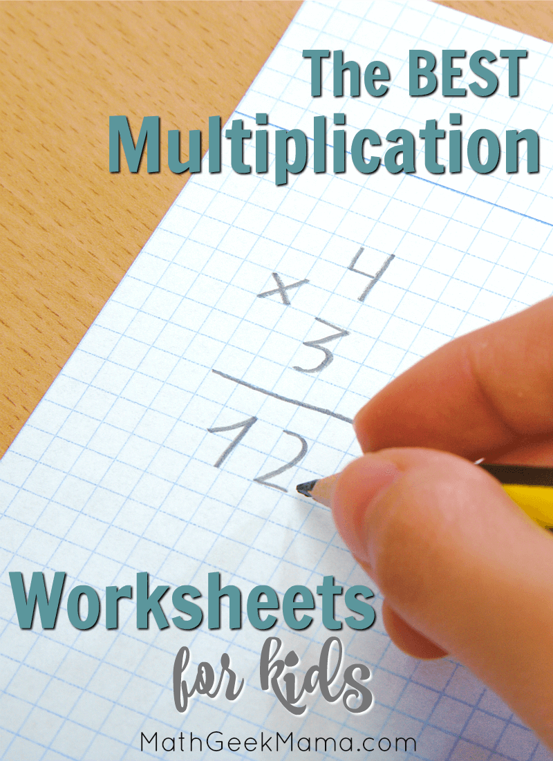 math multiplication facts worksheet