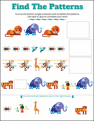 Pattern Worksheets | Math Worksheets