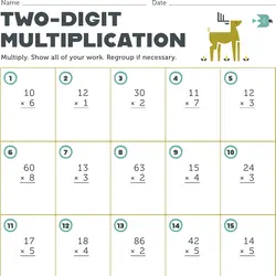 math practice worksheet 5th grade