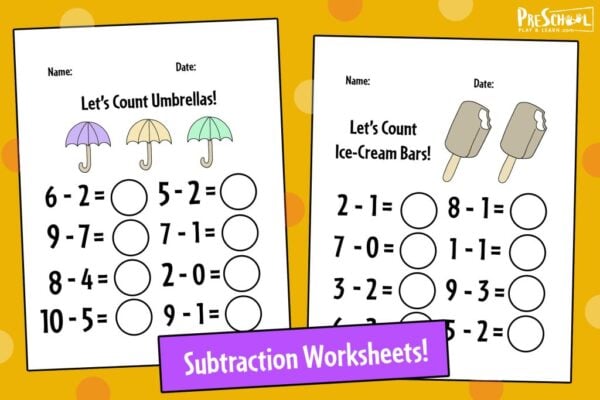 TONS of FREE Kindergarten Math Activities and Worksheets