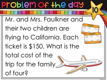 4th Grade Math Problem of the Day | Google Version Included ...