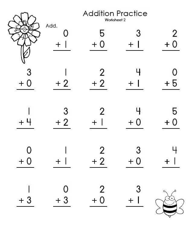 Free Printable Math Kindergarten Worksheets
