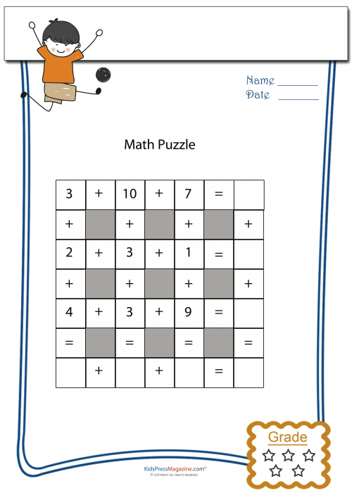 Crossword puzzle - 5 pages - Planetpsyd