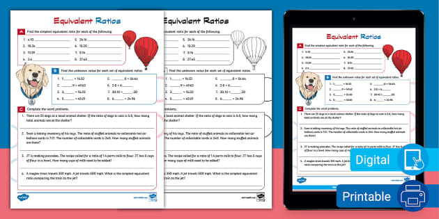 Equivalent Ratios 6th Grade | 6th-Grade Math | Twinkl USA