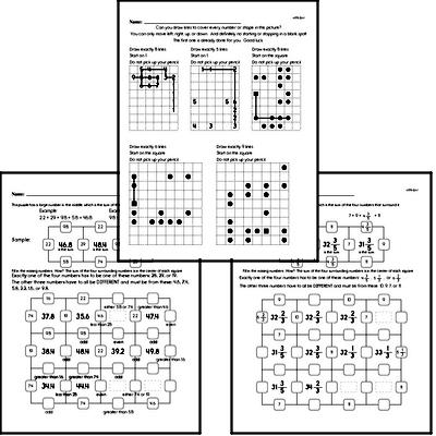 Math Puzzle Worksheets For Kids in 1st to 6th Grades | edHelper.com